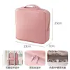 Bolsa de Maquillaje Vertical de Gran Capacidad y Alto Valor Estético, Neceser Impermeable de PVC, Bolsa de Almacenamiento de Maquillaje Portátil con Compartimentos, Lista para Envío