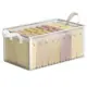 Caja de Almacenamiento de Ropa para Uso Doméstico, Organizador Transparente Extraíble, Caja de Almacenamiento tipo Cajón para Ropa Interior y Pantalones, Organizador de Capas para Armario