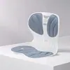 Cojín Ergonómico para Asiento con Soporte Lumbar Silla Estación de Trabajo de Oficina Artefacto para Estar Sentado Largo Soporte de Cintura Cojín de Respaldo Integrado