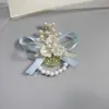 Padrinos Damas de Honor Boutonnières Novio Novia Ceremonia de Boda Corsages para los Padres Fiesta de Bienvenida Fiesta de Despedida Pulseras para Hermanos