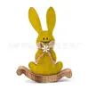 Artesanato de Madeira DIY Decoração Criativa Coelho de Páscoa Decoração de Mesa