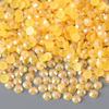 Broca de resina de fondo plano de 2 mm, 3 mm, 4 mm y 5 mm, para bricolaje, hecha a mano, para funda de teléfono móvil, con 14 diamantes de imitación de corte, venta al por mayor