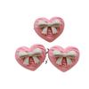 Accesorios de resina parche diy accesorios para el cabello accesorios de pegamento en crema al por mayor base de hebilla de zapato color sólido corbata de lazo de amor norte 18