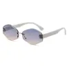 Nuevas Gafas de Sol Poligonales de Marco Pequeño Transfronterizas para Hombres y Mujeres, Moda Europea y Americana, Retro, Gama Alta, Gafas de Sol para Protección Solar en Vacaciones