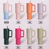 Taza de Coche Amazon de Tercera Generación de 40 oz, Taza Portátil para Exteriores con Hielo y Asa, Taza de Doble Pared al Vacío para Conservación del Frío y el Calor