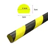 Protector de esquina anti-colisión para coche de espuma de PU, esponja de poliuretano, tira de advertencia luminosa, tira anti-colisión de esquina de garaje subterráneo