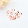 Anel de cor de boca viva de ouro 14K Anel de conexão de pulseira de colar artesanal DIY acessórios de joias Anel de conexão