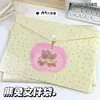 Bolsa de Archivo A4 con Broche de Presión Colección Dibujos Animados Carpeta de Estudiante de Alta Calidad Bolsa de Almacenamiento de Documentos de Oficina
