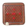 Cojín Eléctrico para Asiento de Silla Ejecutiva con Luz de Fotón y Onda de Calor, con Turmalina, Piedra Maifan, Piedra Bian, Piedra Medicinal y Ágata