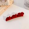 Pinza de red para flequillo de otoño e invierno con flocado, pinza pequeña de agarre, popular en internet 2024, nuevo pasador DIY para flequillo de cabello roto, pinza para mujer, tocado