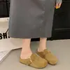 2026 Nuevo Estilo de Primavera Mocasines Cerrados para Exteriores para Mujeres Embarazadas, Zapatos de Suela Gruesa Estilo Birkenstock Fáciles de Poner para Mujeres