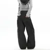 Naranja joven # Pantalones de trabajo de pierna ancha con diseño multibolsillos, que cuentan con un corte elegante y holgado que favorece y es versátil, y un corte recto