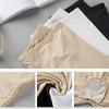 Pantalones bóxer de seguridad en stock Ropa interior sin costuras de seda de hielo para mujer Entrepierna de algodón para mujer Bóxer deportivo anti-exposición Shorts de nailon