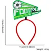 Decoración para Fiesta Temática de Fútbol Accesorios Abanicos Fans Copa del Mundo Diademas para Animar Llama de Fútbol Diademas de Fútbol
