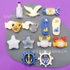 Estrella de mar de dibujos animados, rueda de la fortuna, botella a la deriva, gaviota, cangrejo, patineta, accesorios DIY de resina, accesorios para el cabello, funda de teléfono, hebilla de zapato, accesorios
