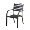 Mesa y Sillas de Madera y Plástico para Patio Exterior Combinación de Mesa y Sillas para Cafetería de Ocio Mesa y Sillas de Comedor de Ocio para Balcón al Aire Libre Jardín