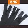 Não. 3 Zíper à prova d'água estilo coreano preto fosco com cabeça de amêndoa e cauda fechada não. 5 Calças com Bolso com Aba Roupas Zíper Impermeável