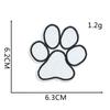Novo Cartoon Urso Garra Acessórios de Vestuário Adesivos de Pano Amor Cenário Computador Bordado Pano Adesivos Pet Paw Patch Adesivos