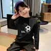 Forro Polar Térmico Infantil para Niñas Cuello Semi-Alto Casual Capa Base Estudiante Otoño/Invierno Nuevo Estilo Cálido Manga Larga Versátil