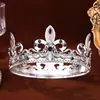 Corona Tiara de Círculo Completo Nupcial Europea y Americana Belleza Barroca Concurso de Belleza Princesa Caballero Corona Accesorios Universales