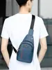 Nueva bolsa cruzada para hombre transfronteriza hecha de tela Oxford, bolso de hombro simple y elegante, mochila cruzada versátil, bolsa de pecho de negocios para hombres