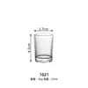 Vasos de chupito de vidrio con fondo grueso para uso doméstico y hotelero, Vasos de licor de vidrio grueso resistente al calor para uso doméstico