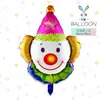 Mecrla Circo Transfronterizo Forma de Animales Globo de Película de Aluminio Payaso León Caballo León Decoración de Fiesta de Cumpleaños