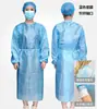 Batas de Aislamiento Desechables, Ropa Protectora Antiepidémica, Ropa Protectora de Tejido No Tejido SMS, Ropa de Trabajo Impermeable, Libre de Polvo