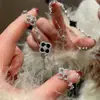 Pulsera Ajustable de Trébol de Zirconia de Xiaohongshu, Pulsera de Estilo Lujo Ligero de Gama Alta, Joyería de Moda Popular para Mujeres