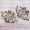 60821 Cobre Joyería Estilo Antiguo DIY Hecho a Mano Goteo de Aceite Tocado Corona para el Cabello Material Accesorios 60*93mm