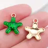 20 Pingentes de Liga de Trevo de Quatro Folhas e Cacto Verde Caindo para Pulseira Feita à Mão DIY Acessórios de Joia