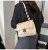 Bolso de Lujo Ligero de Alta Gama para Mujer 2025 Nuevo Bolso de Hombro para Viaje al Trabajo, Bolso de Axila de Diseño Nicho, Bolso Bandolera con Cadena Romboidal
