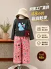 Pantalones rectos versátiles de dibujos animados lindos y divertidos para niños y niñas, 26 nuevos estilos de otoño, pantalones anchos holgados para niños, pantalones largos para bebé