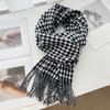 Otoño e Invierno Nuevo Bufanda de Pata de Gallo Cachemira Cálida Gruesa Tejida Bufanda Grande Estilo Coreano Estudiante Todo Combinable Chal