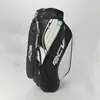 Bolsa de Golf Simple Personalizada en Blanco y Negro, Bolsa para Palos, Bolsa Exterior de PU para Hombres y Mujeres, Fábrica de Personalización de Accesorios de Golf