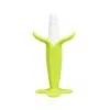 Juguete de Silicona con Forma de Plátano para Morder para Bebés con Ventosa, Palito para Morder de Grado Alimenticio, ¡El Más Vendido!