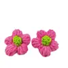 Flor de Lana Tejida Crochet Hecho a Mano Flor de Algodón Leche Flor Esponjosa Accesorios para Ropa Infantil Joyería de Pasador Creativa DIY