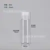 Botellas de Plástico Transparentes con Tapa abatible en stock 30 50 100ml Flexibles para Loción Cosmética Botellas Dispensadoras con Tapa de Mariposa