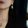 Pendientes Grandes Irregulares de Perlas Barrocas Hechos a Mano Exagerados Estilo Francés, Dulces y Frescos, Sencillos y Elegantes para Mujer