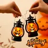 Lanterna de abóbora de Halloween decoração criativa, decoração de atmosfera de cena, adereços de foto, lanterna portátil, presente