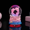 Isla Estrellada Mar Bola de Cristal Brillante Caja de Música de Dibujos Animados para Niños - Un Regalo de Cumpleaños para Niños y Niñas, Manualidad para Estudiantes