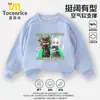 Ropa Infantil Periférico de Juego de Acción Delta Sudadera de Cuello Redondo Tops de Terciopelo para Niñas y Niños Tops de Otoño e Invierno