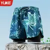 Bañadores para Hombre Adulto Doble Capa Estilo de Cinco Puntos Conjunto de Traje de Baño Anti-Vergüenza Nuevos Bañadores Profesionales