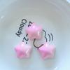 Accesorios de resina con forma de estrella de cinco puntas y puntos de amor con degradado dulce, funda para teléfono móvil, accesorios para el cabello, zapatos con agujeros, crema y pegamento.