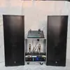 Conjunto de Áudio para Mestre de Cerimônias de Casamento Alta Potência Duplo 15 polegadas Grande Escala ao Ar Livre Performance Karaokê Equipamento de Caixa de Som