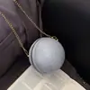 Bolsos Bolsos de Mujer 2025 Nuevos Bolsos Redondos Pequeños Moda Metal Cadena Portátil Moderno Hombro Cruzado Diseño Personalizado Bolsos
