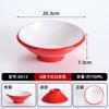 Tigela de Melamina para Macarrão Comercial, Tigela de Plástico para Sopa com Macarrão, Tigela Grande Picante para Hot Pot, Tigela Especial para Restaurante de Ramen, Louça de Melamina