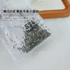 Diamantes Sueltos Ss4 Ab Rhinestones en Forma de Abanico King para Uñas, Rhinestones Super Brillantes en Forma de Abanico, Rhinestones Redondos de Vidrio Iridiscentes Aurora con Base Plana