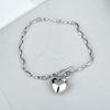 Nova Pulseira OT Geométrica de Amor Feminina Tendência Versátil Simples Estilo Frio de Celebridade da Internet Pulseira Retrô Joia Antiga Feminina