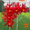 Flores Grandes de Chão para Casamento Flores de Seda Flores Decorativas Flores para Palco T Corredor Flores Penduradas Flores de Casamento Fundo de Flores